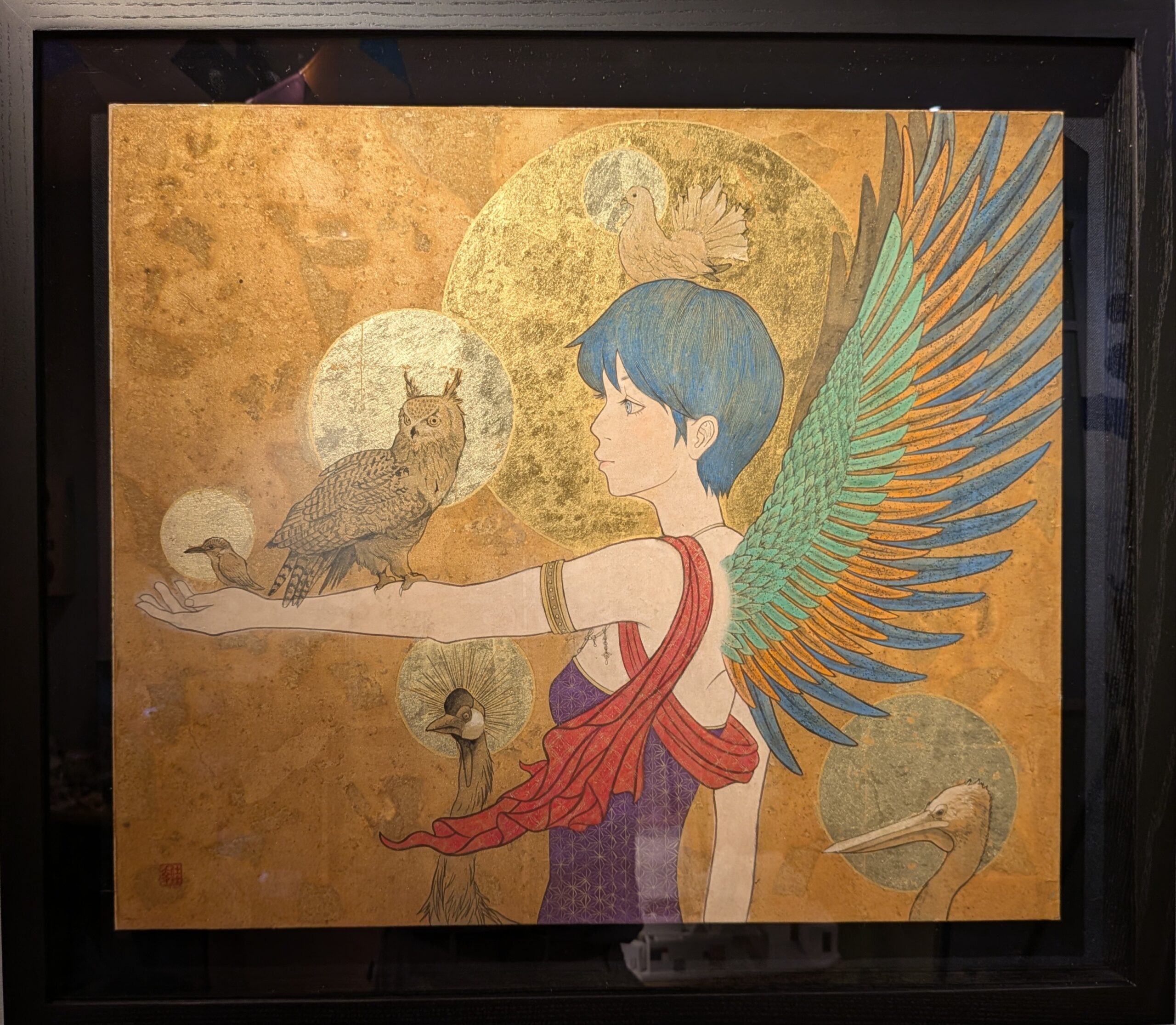 ギャラリー作品 河原佳幸「頻伽と鳥」