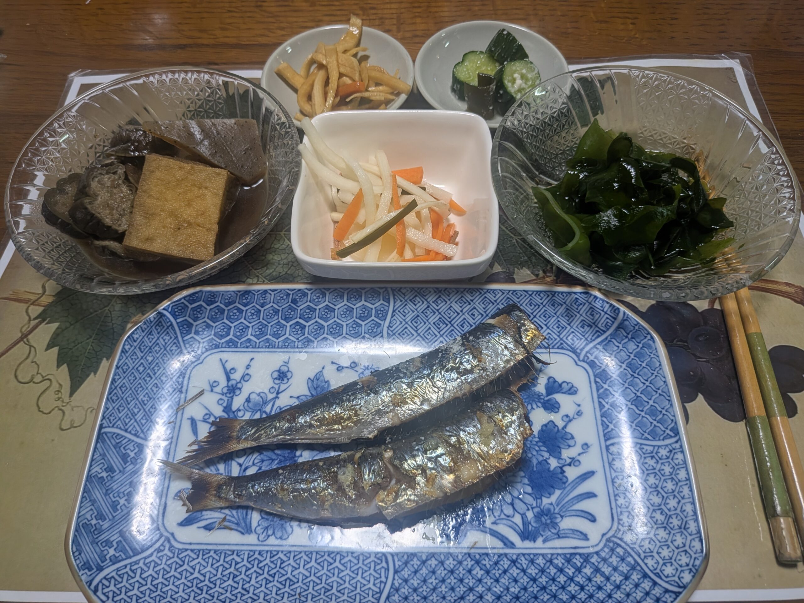 コックまーちゃん 「イワシ塩焼き」
